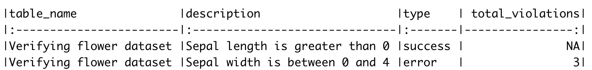 Image 8 - Validation report printed to the console